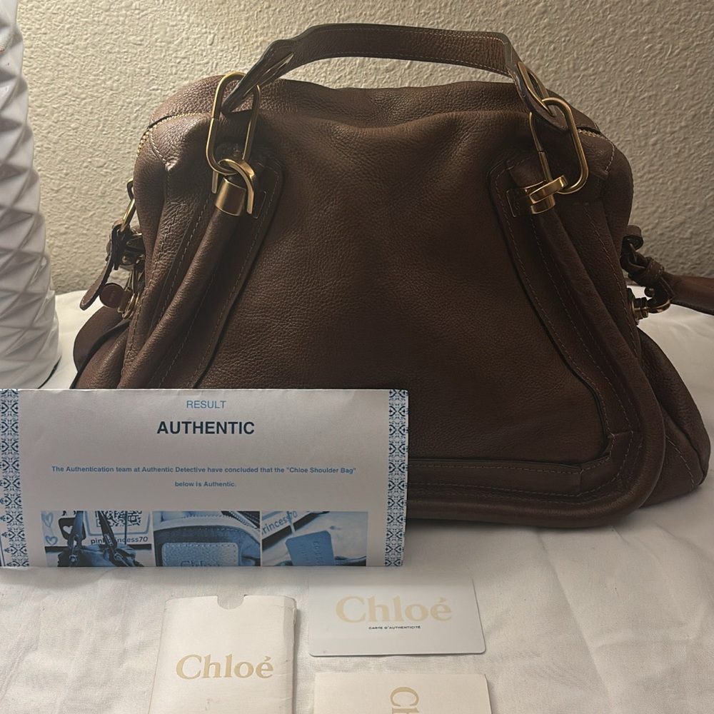 Chloè Brown Leather Bag (Paraty)